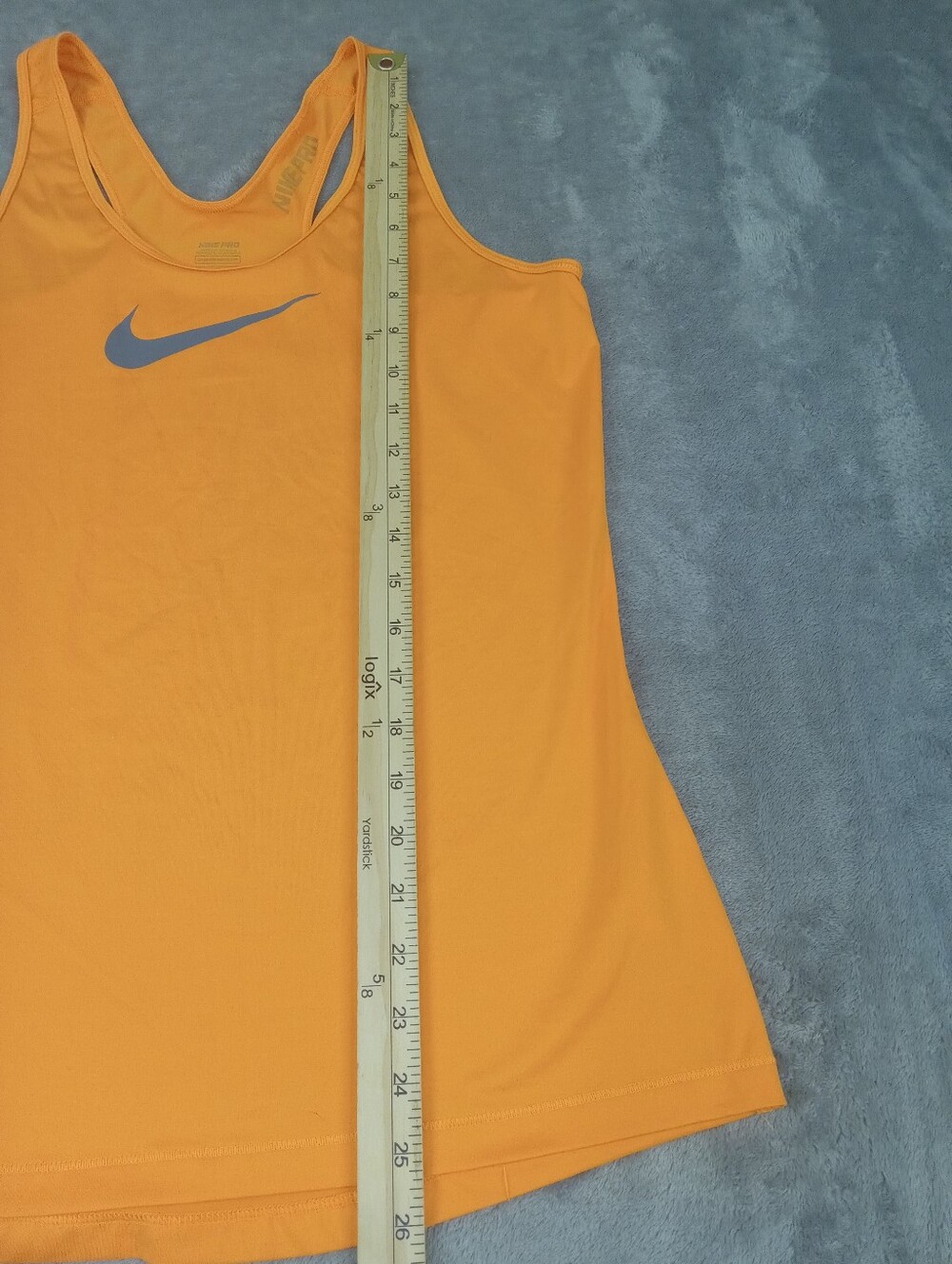 Nike Women's Orange Dri-FIT Racerback Tank Size Large - Picture 8 of 9